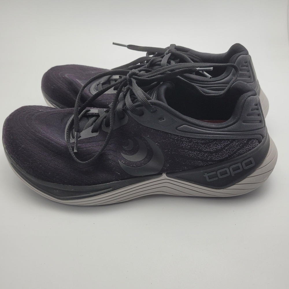 Topo Athletic Ultrafly 5 Mens 9 Wide Black Charcoal Running Shoes - Picture 7 of 14